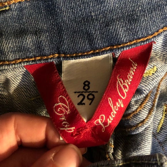 Lucky Brand Sweet N Low Denim Crop Jeans - Picture 8 of 9